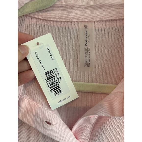 NWT Outdoor Voices Birdie Polo Dress Pink Size XXL - Picture 3 of 5